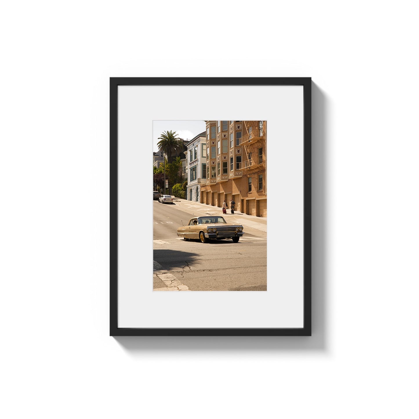 San Francisco Streets: Vintage Car - Framed Photography Print