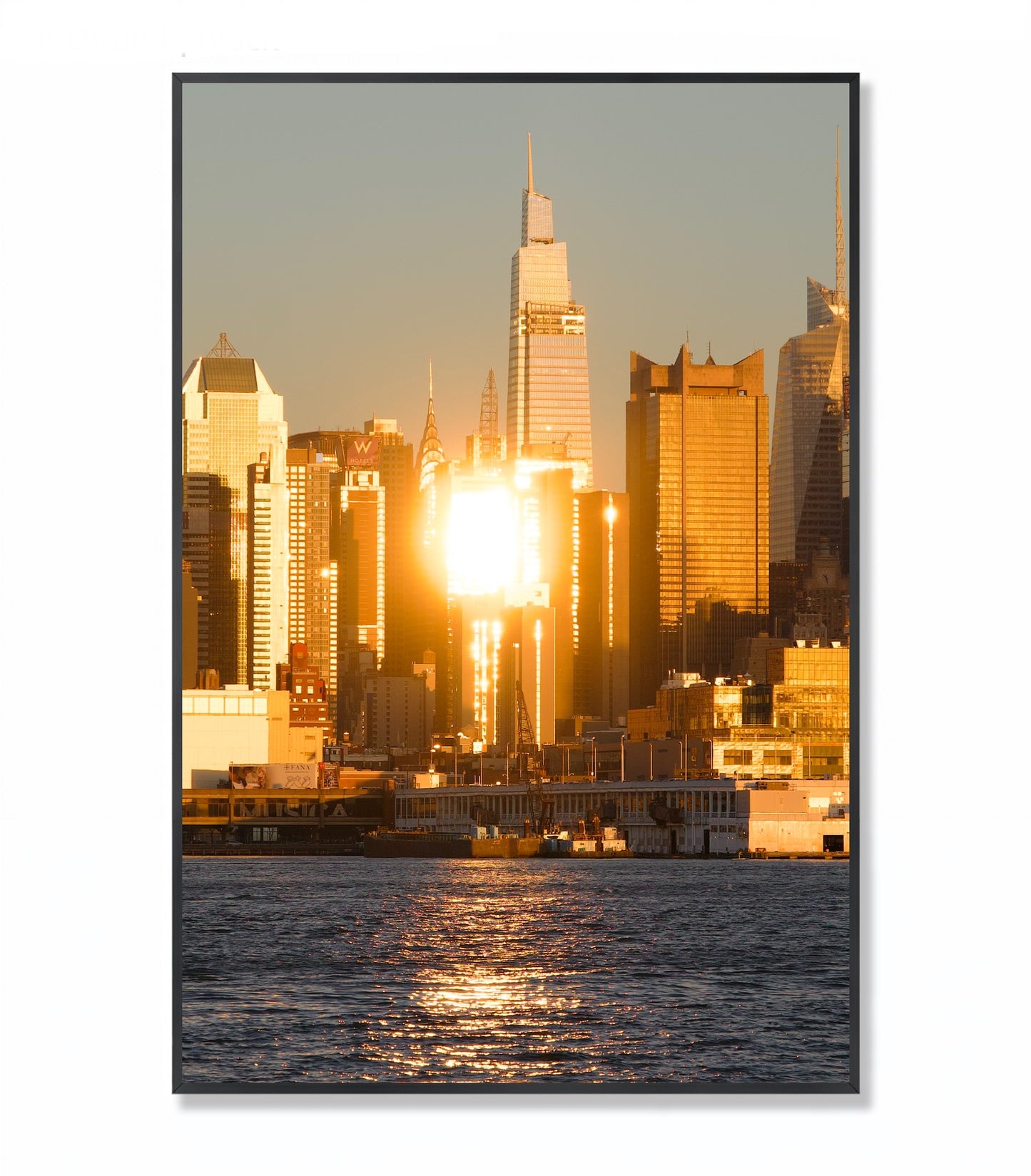 Sunset in the City - Framed Photography Print