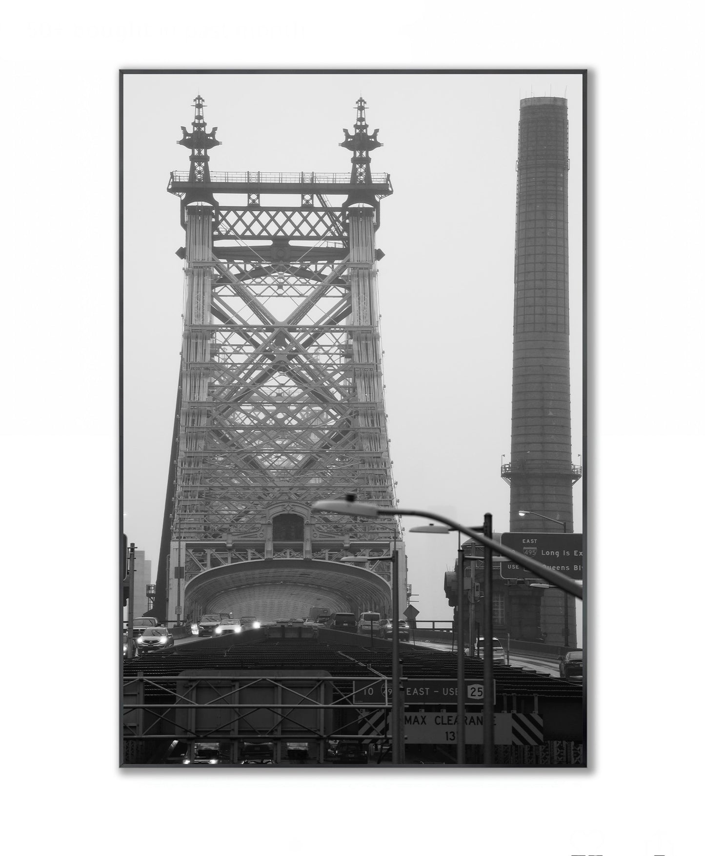 Iron Giant: Framed Queensboro Bridge - Framed Photography Print
