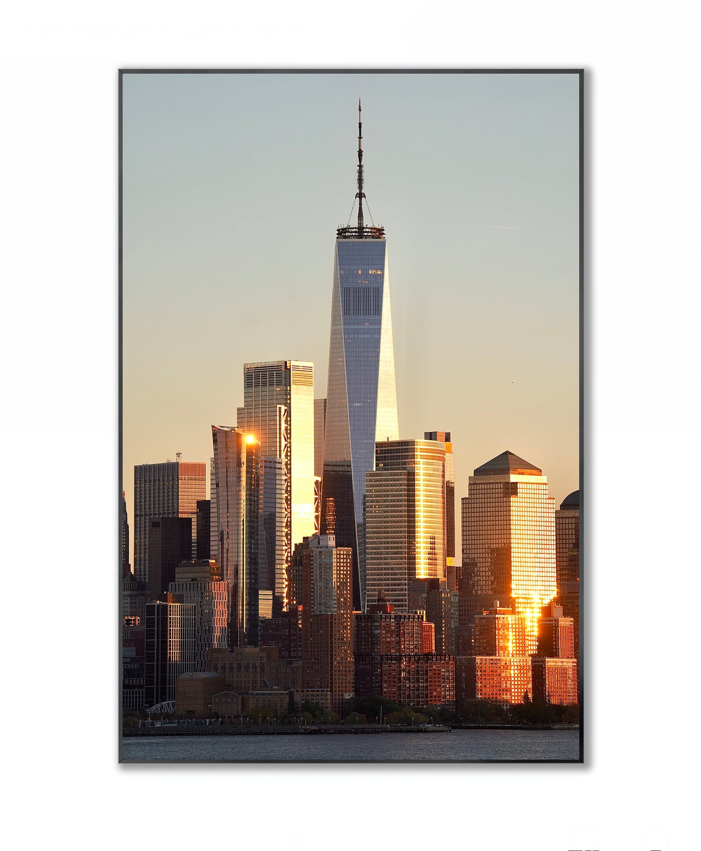 Sunset View of One World Trade Center - Framed Photography Print