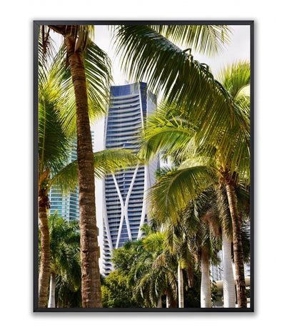 Skyscraper by Zaha Hadid in Miami - Framed Photography Print